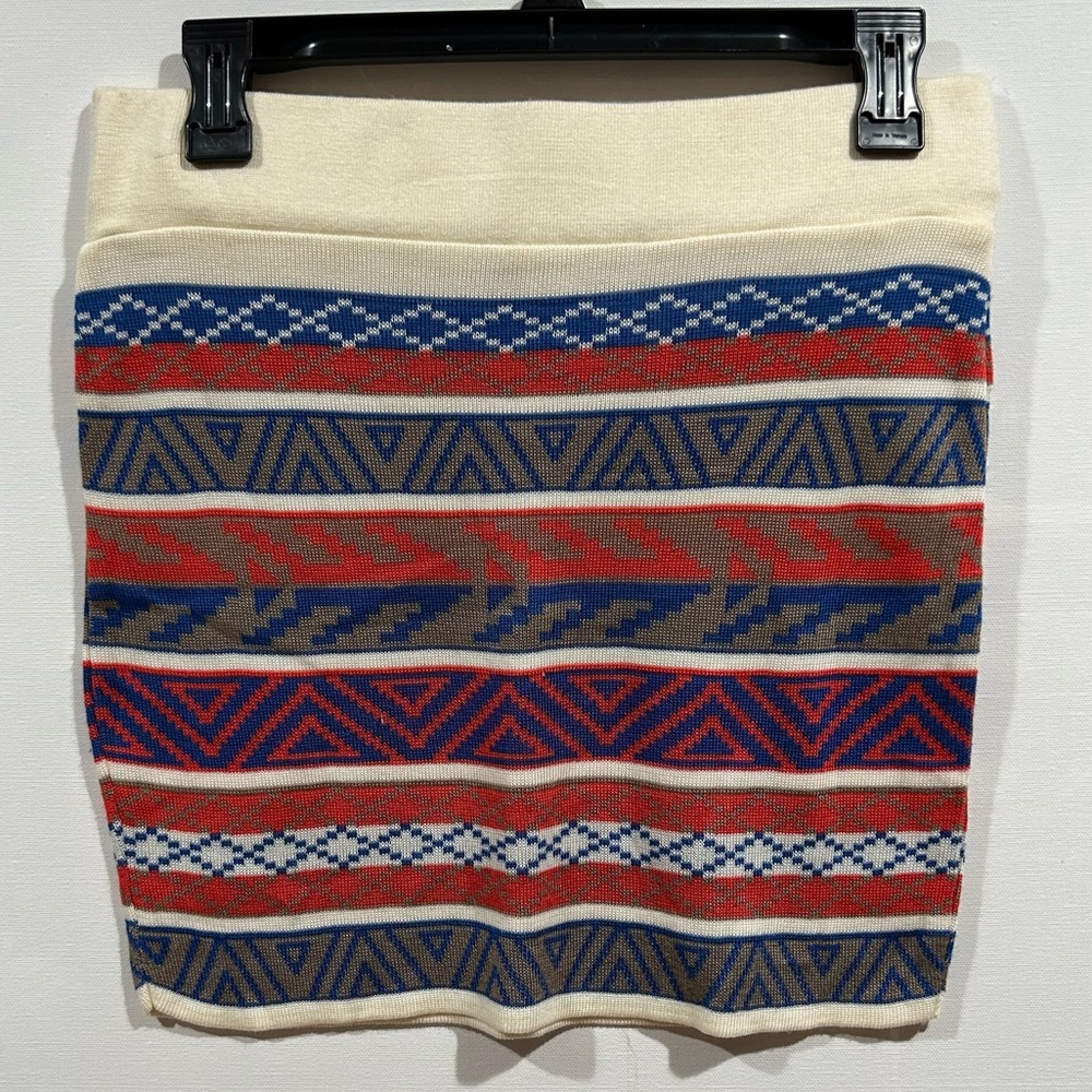 Vintage Forever 21 Multicolor Patterned mini skirt